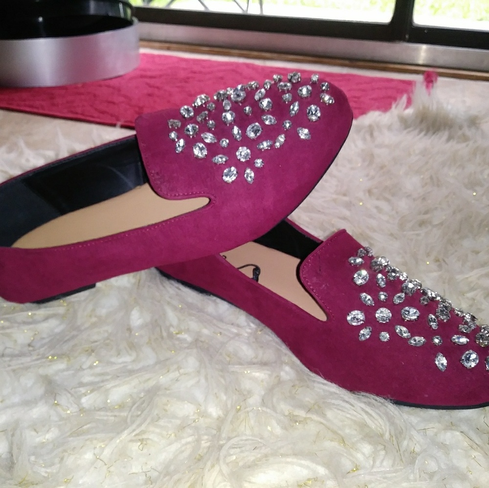 Burgundy Torrid Flats SOLD
